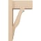 Ekena Millwork 6-in W x 12-in D x 20-in H Funston Block Rough Cedar Woodgrain TimberThane Outlooker, Primed Tan OUTUR060X12X20FST44RCPR - alternate 4